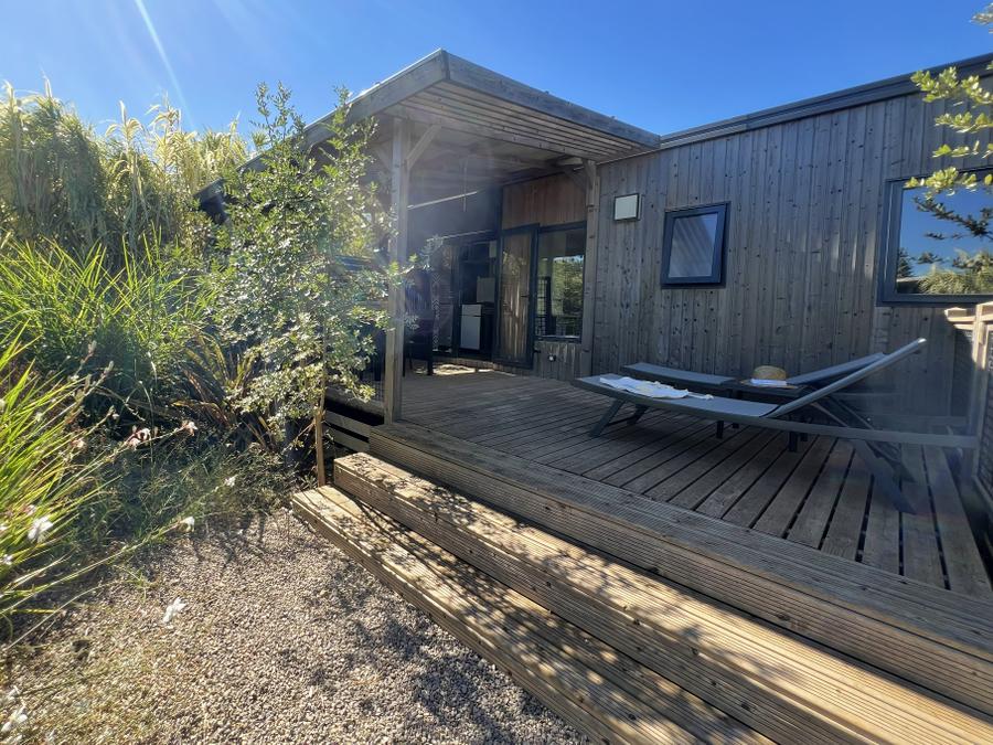 Mobilhome 6 personnes - Mobil-home Premium 32 m² 3 chambres + terrasse 21m² + TV + LV + clim + plancha 6 pers 15