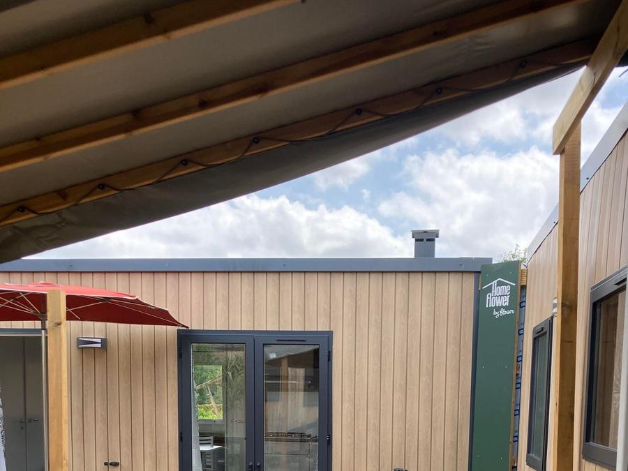 Mobilhome 10 personnes - Mobil-home Tribu Premium 5 chambres + terrasse 44m² + TV + LV + clim + plancha + 2 SDB 10 pers 1