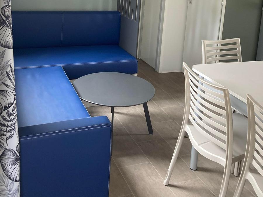Mobilhome 10 personnes - Mobil-home Tribu Premium 5 chambres + terrasse 44m² + TV + LV + clim + plancha + 2 SDB 10 pers 6