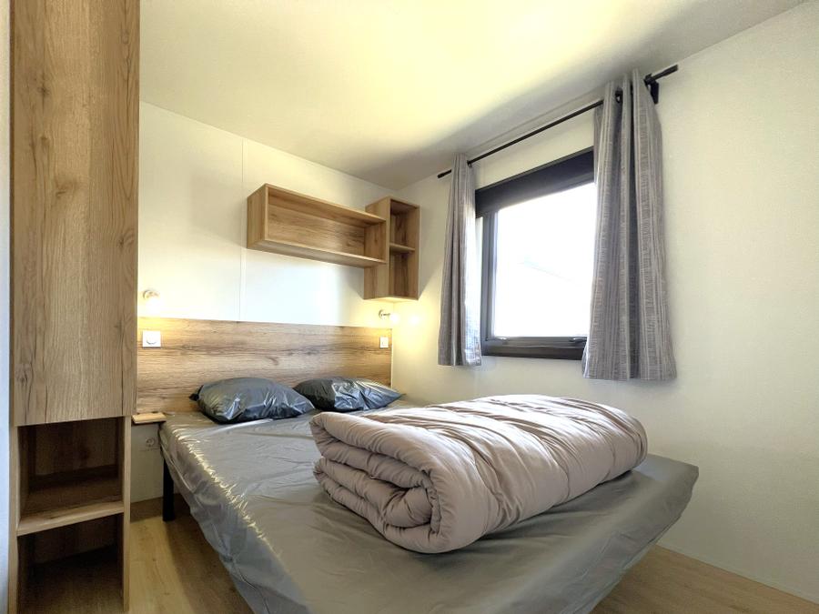 Mobilhome 6 personnes - Homeflower Premium 35 m² 3 chambres + terrasse 21m² + TV + LV + Clim + Plancha 6 pers 10