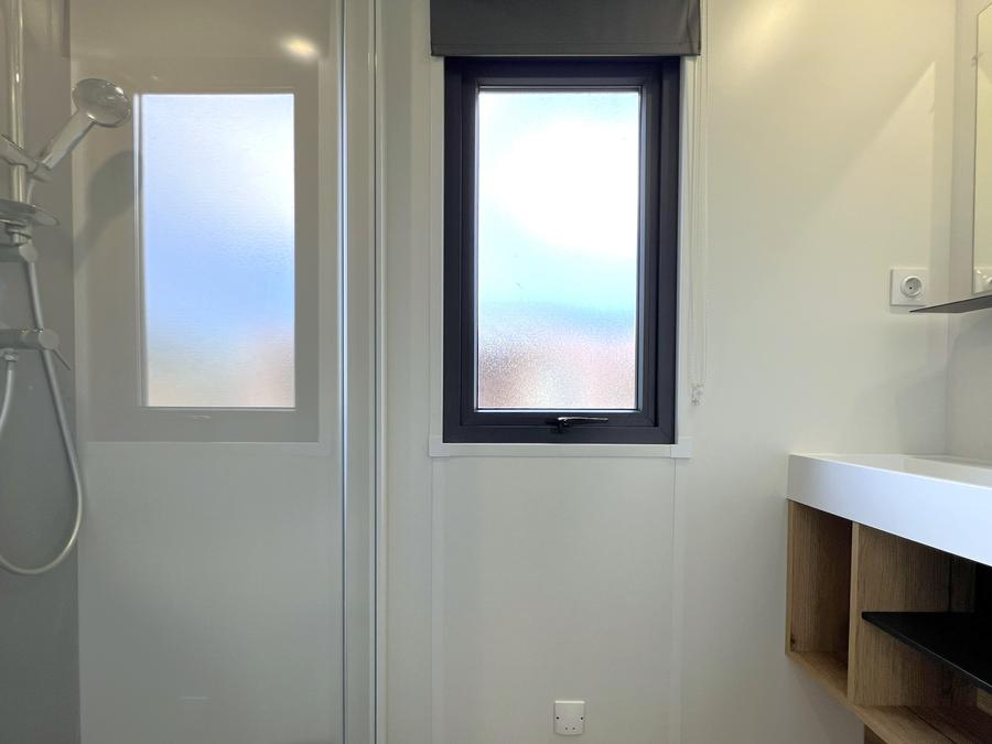 Mobilhome 6 personnes - Homeflower Premium 35 m² 3 chambres + terrasse 21m² + TV + LV + Clim + Plancha 6 pers 14