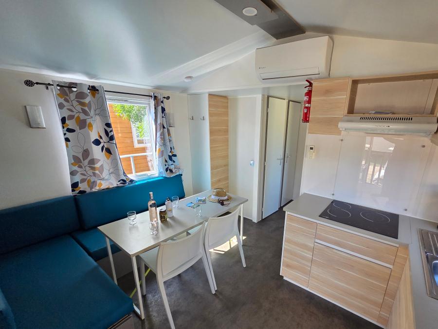 Mobilhome 6 personnes - Standard 32m² (3 chambres) + Terrasse + Clim 7