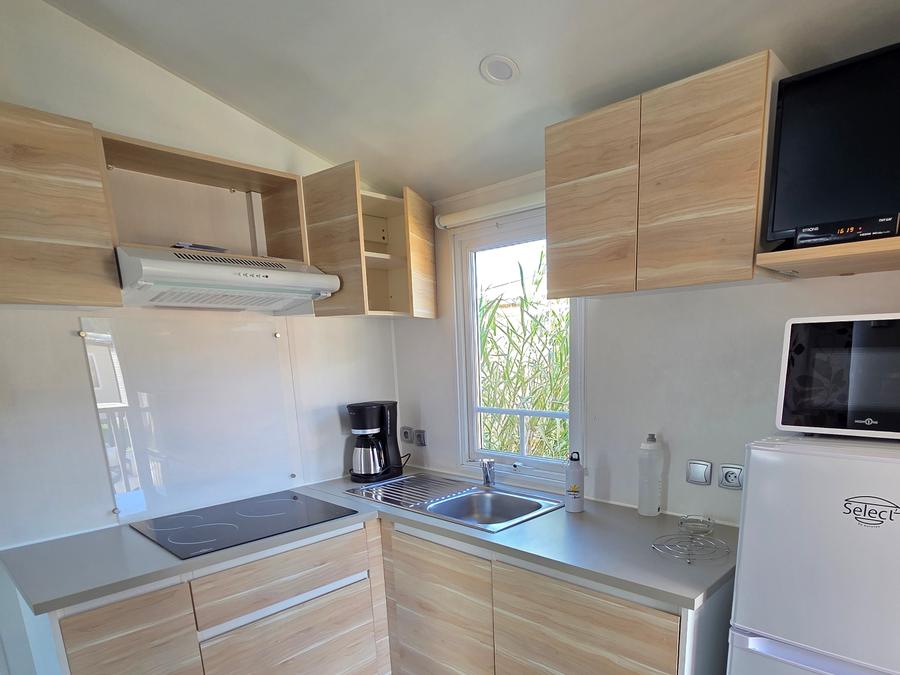 Mobilhome 6 personnes - Standard 32m² (3 chambres) + Terrasse + Clim 6