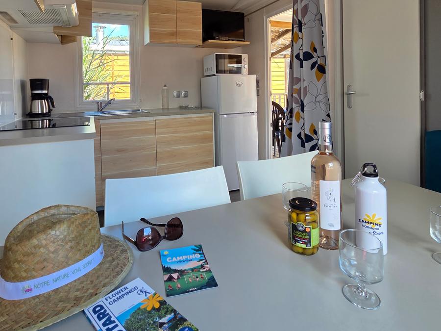 Mobilhome 6 personnes - Standard 32m² (3 chambres) + Terrasse + Clim 5