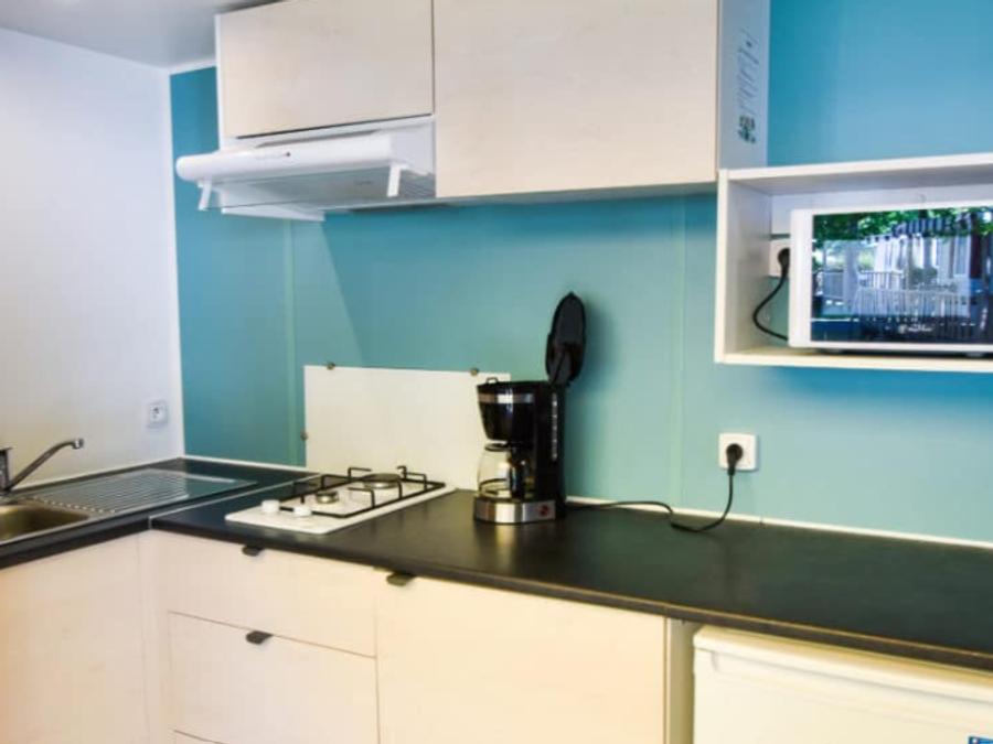 Mobilhome 2 personnes - 3 trèfles 1 chambre 1 SDB 1