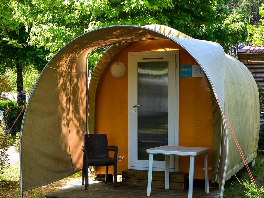 Tente 2 personnes - Tente 2 trèfles 1 chambre - Sans sanitaire 0