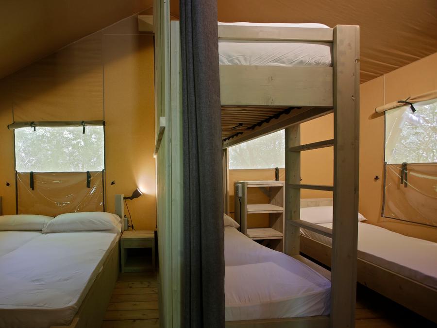 Tente en toile et en bois 5 personnes - Glamping Haritza 5