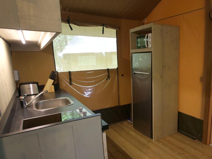Tente en toile et en bois 5 personnes - Glamping Haritza 2