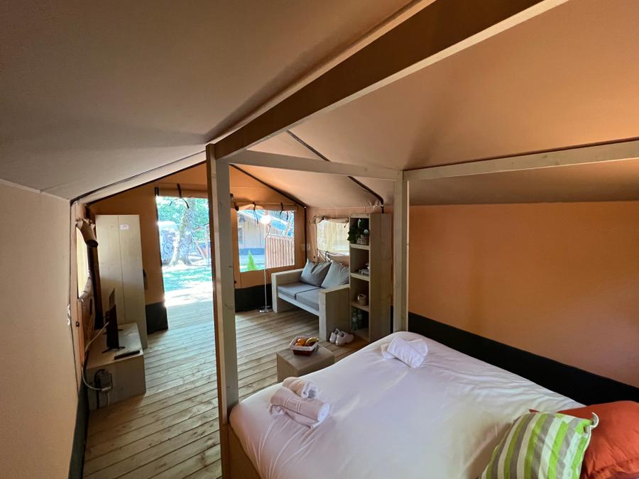 Tente en toile et en bois 2 personnes - Glamping Jare 3