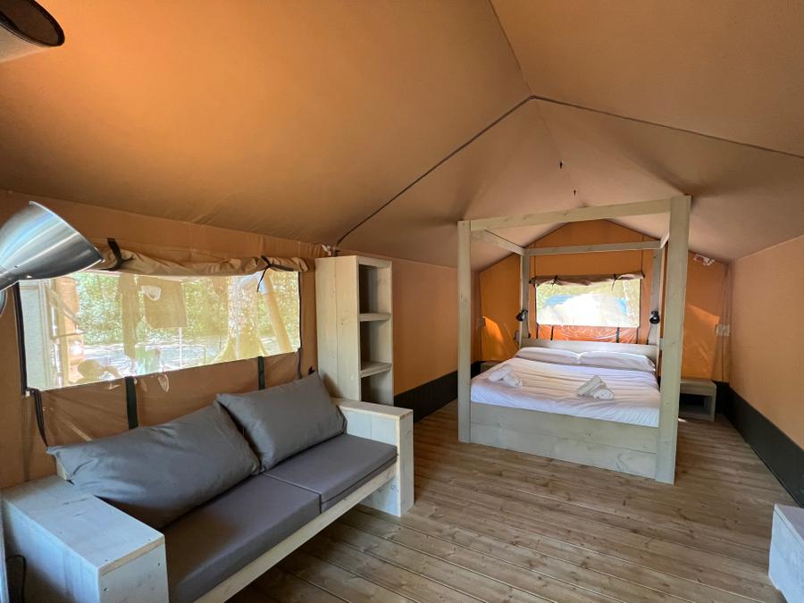 Tente en toile et en bois 2 personnes - Glamping Jare 4