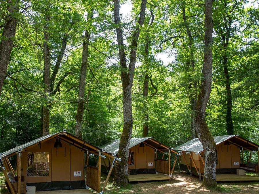 Tente en toile et en bois 2 personnes - Glamping Jare 0