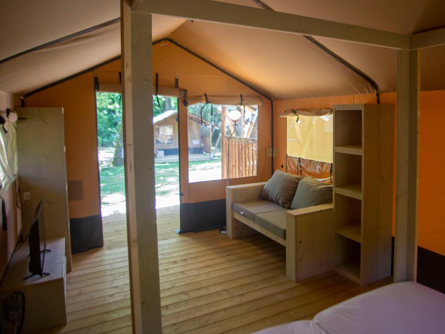 Tente en toile et en bois 2 personnes - Glamping Jare 1
