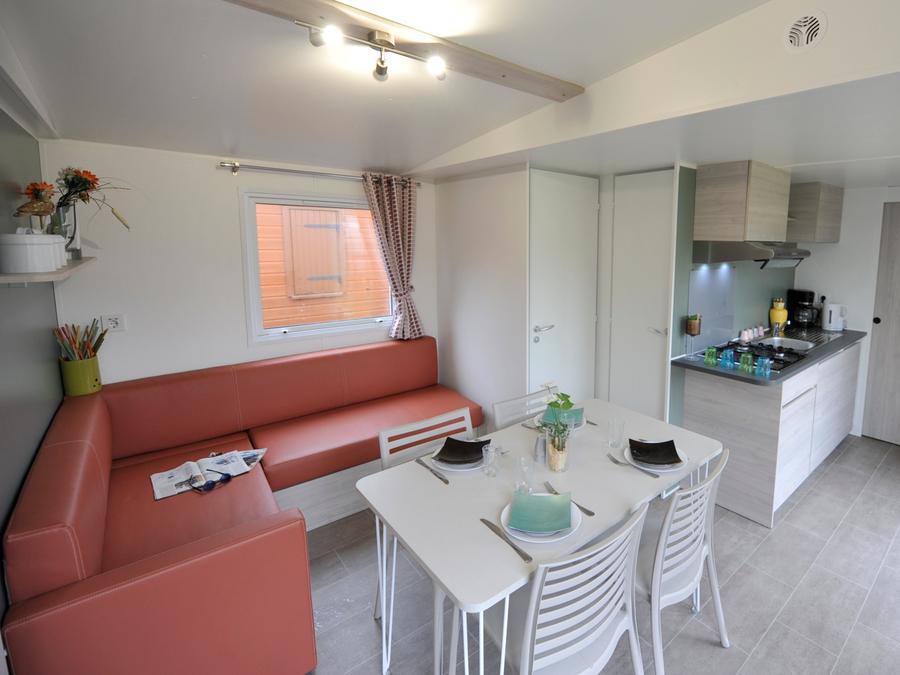 Mobilhome 4 personnes - Mobil home Confort+ 2 chambres 1