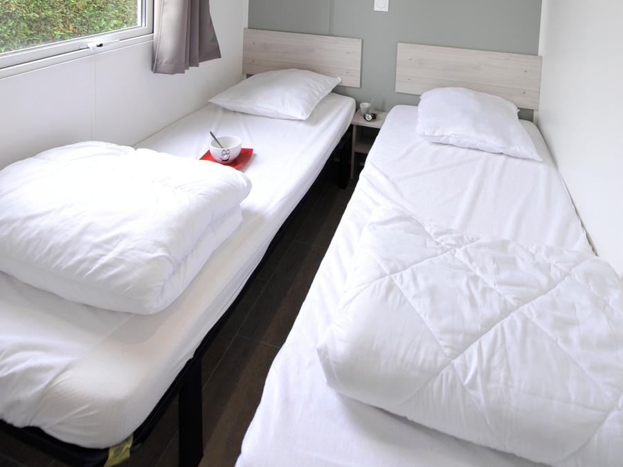 Mobilhome 6 personnes - Confort plus 3 chambres Entre 30 et 35 m² -5ans 2