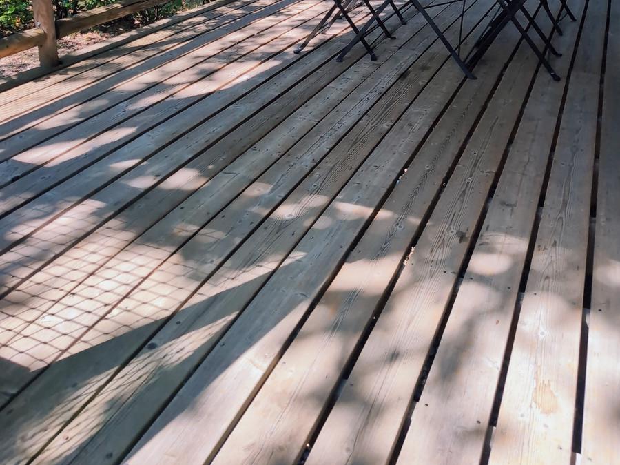 Tente en toile et en bois 4 personnes - Cabane Lodge sur Pilotis Confort 27m² - 2 chambres + terrasse couverte 9