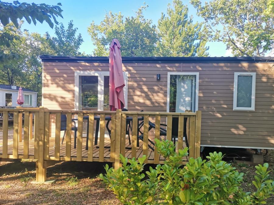 Mobilhome 4 personnes - Standard 26m² - 2 chambres + Terrasse + TV + Clim 0