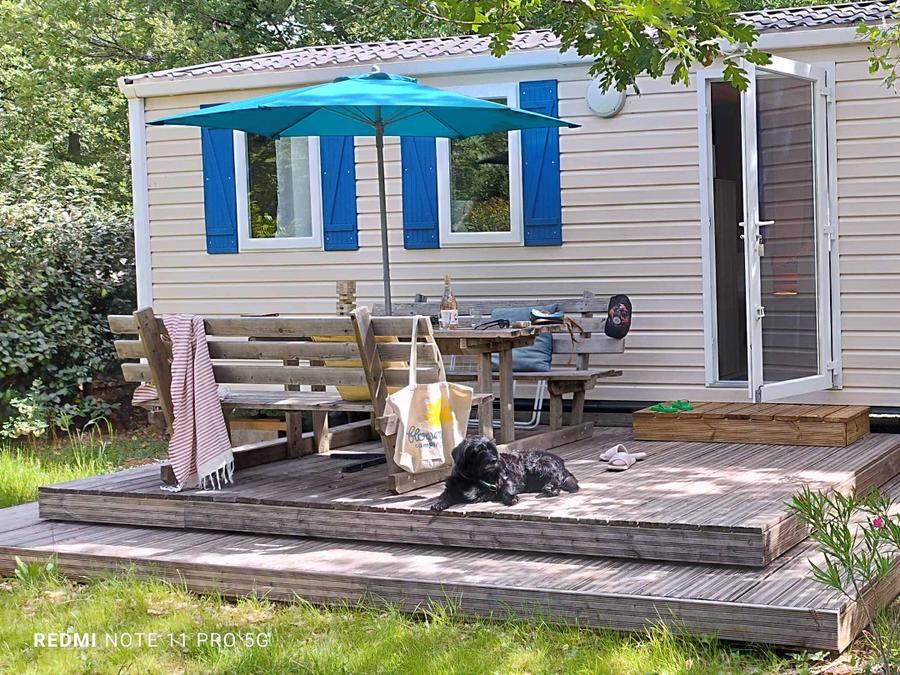 Mobilhome 6 personnes - Mobil home Standard 29m² (3ch - 6pers.) + Terrasse + TV + clim 0