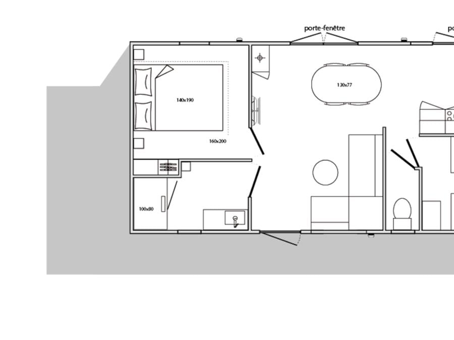 Mobilhome 4 personnes - MH2 30 m² 3