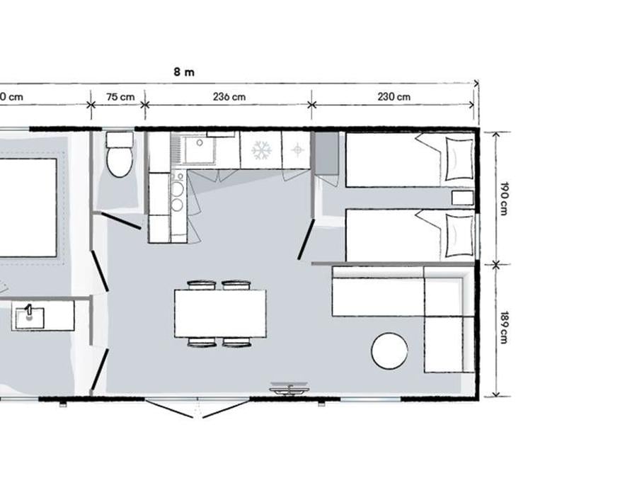Mobilhome 4 personnes - MH2 30 m² 6