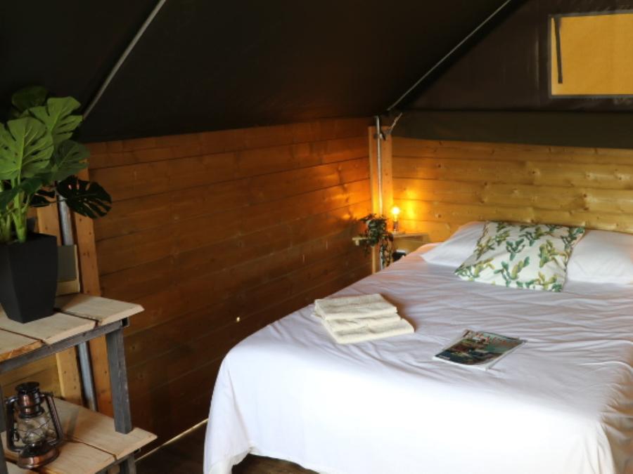 Lodge 5 personnes - Tente écolodge Toile de Savel 2 chambres 7
