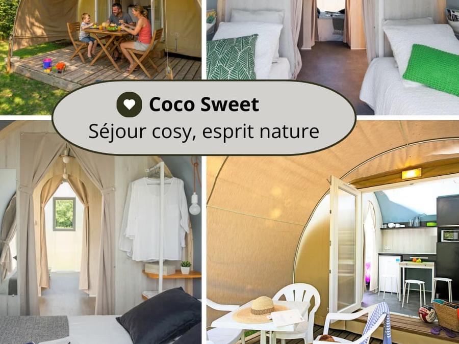 Bungalow toilé 4 personnes - Coco Sweet (sans sanitaires, 2 Chambres) 8
