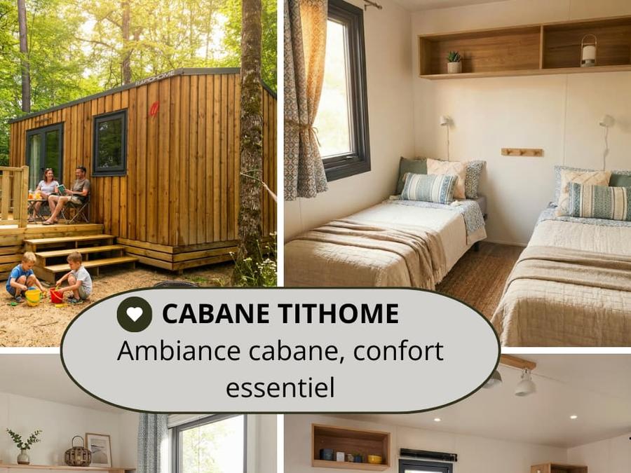 Mobilhome 4 personnes - Cabane (sans sanitaires) TITHOME 12