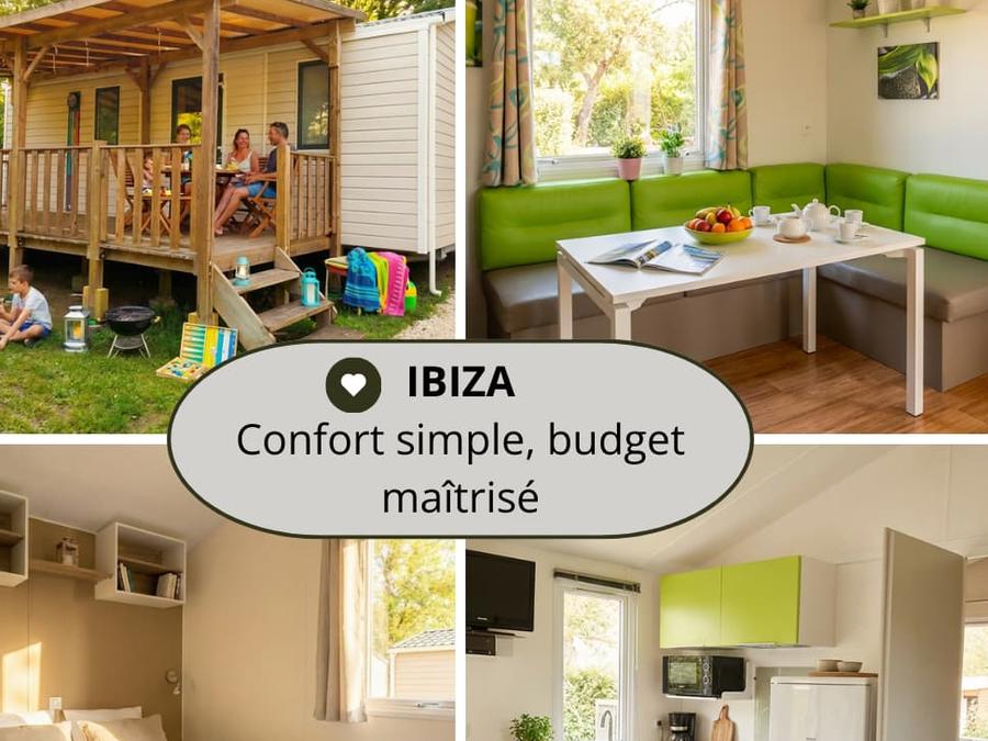 Mobilhome 4 personnes - Mobil home 2 chambres Ibiza 16