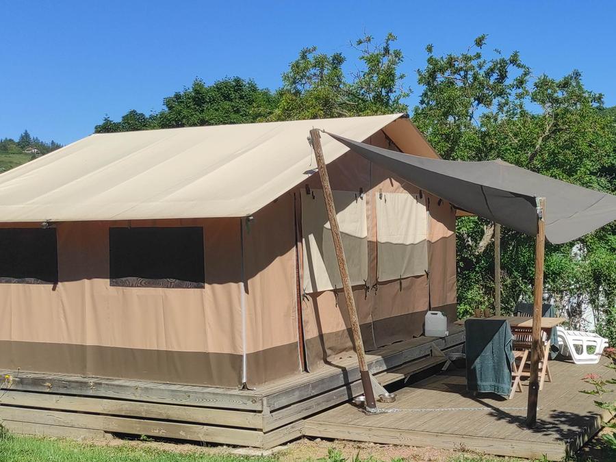 Tente en toile et en bois 5 personnes - Tente Safari Family eco 5 pers 3