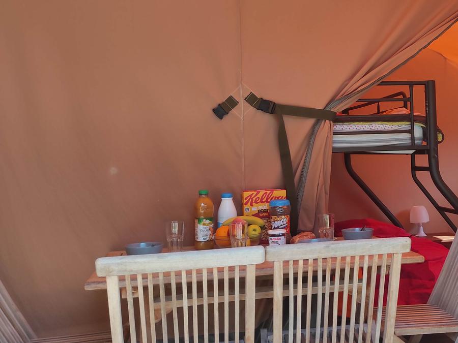 Tente en toile et en bois 5 personnes - Tente Safari Family eco 5 pers 10