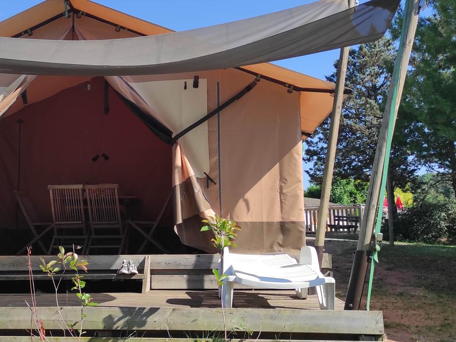 Tente en toile et en bois 5 personnes - Tente Safari Family eco 5 pers 5