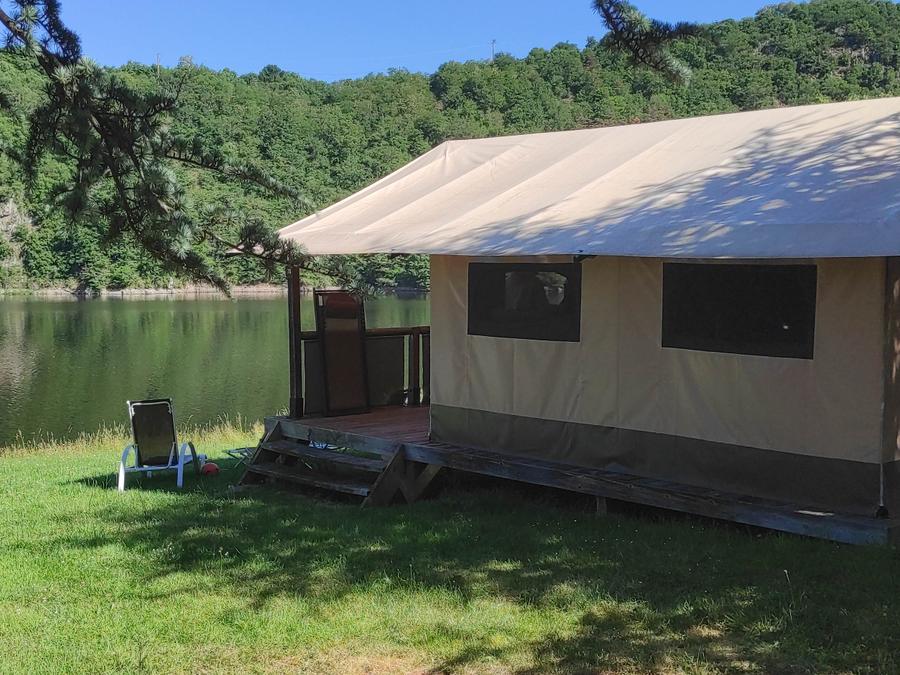 Tente en toile et en bois 5 personnes - Tente Safari Lodge vue lac 5 pers 7