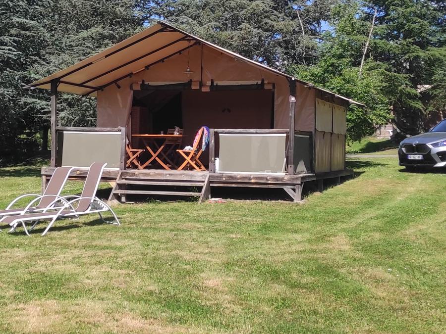 Tente en toile et en bois 5 personnes - Tente Safari Lodge vue lac 5 pers 4