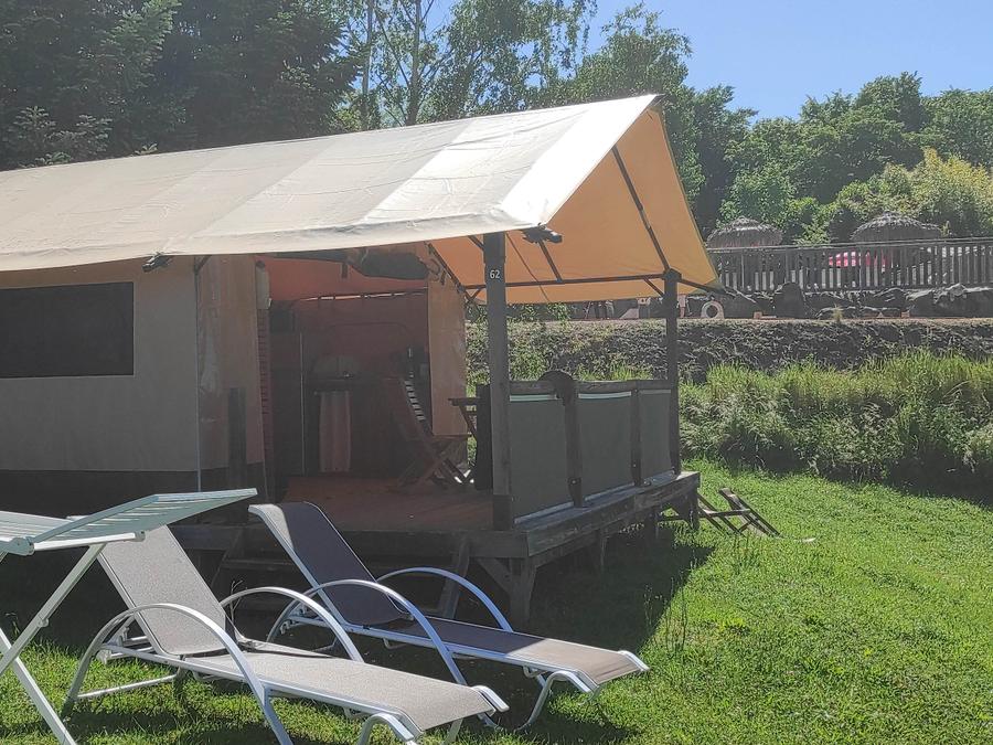 Tente en toile et en bois 5 personnes - Tente Safari Lodge vue lac 5 pers 5