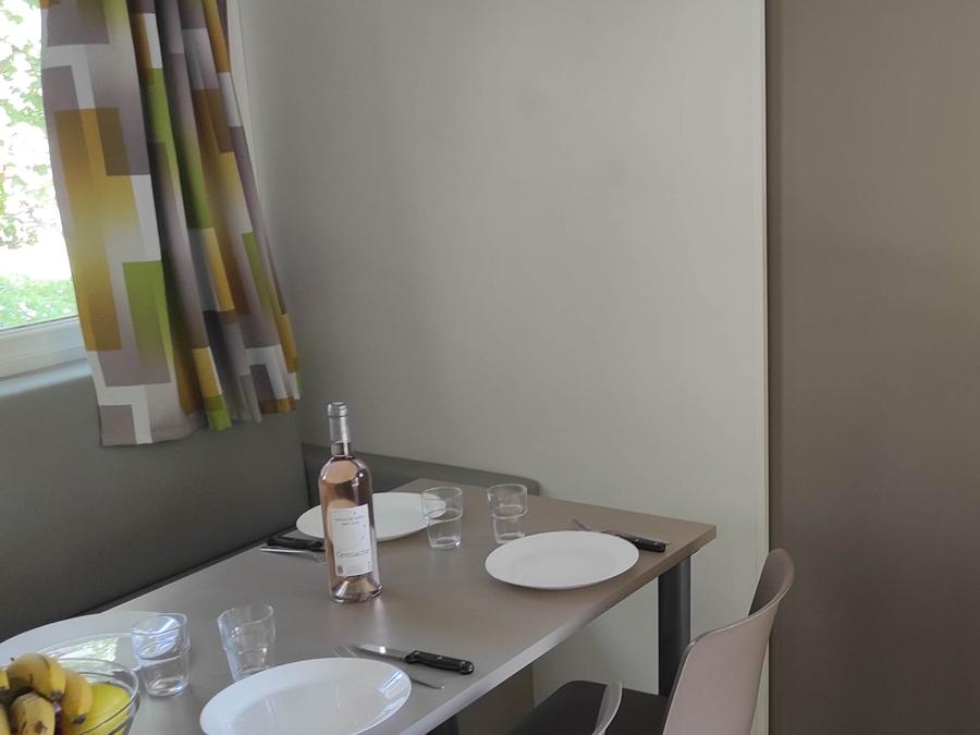 Mobilhome 5 personnes - Mobil home 25m² 2 chambres avec télévision et climatisation 5 pers 9