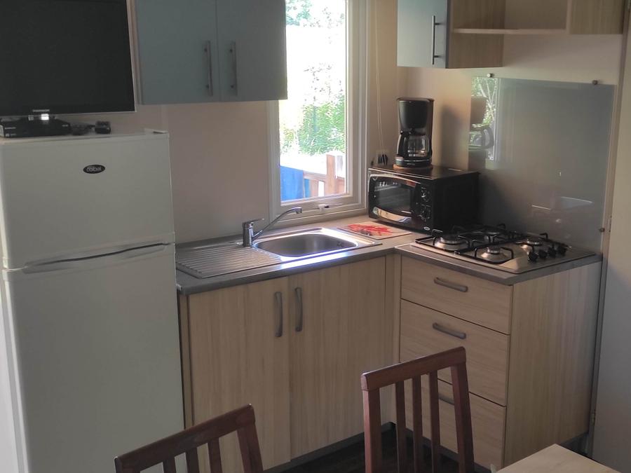Mobilhome 6 personnes - Mobilhome 31 m² / 3 chambres + TV + climatisation 6 pers 4