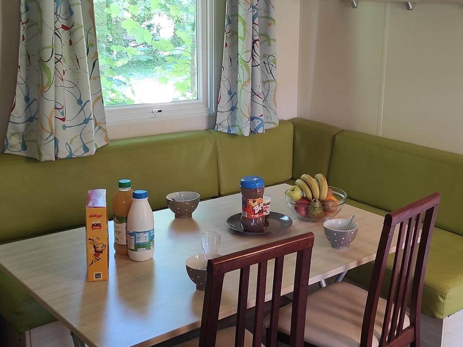 Mobilhome 6 personnes - Mobilhome 31 m² / 3 chambres + TV + climatisation 6 pers 7