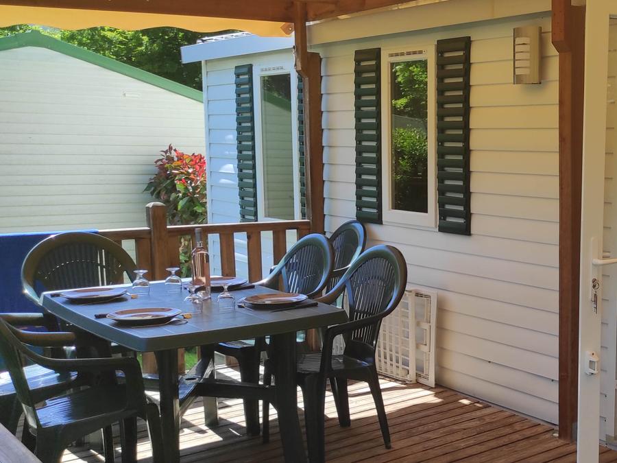 Mobilhome 6 personnes - Mobilhome 31 m² / 3 chambres + TV + climatisation 6 pers 2