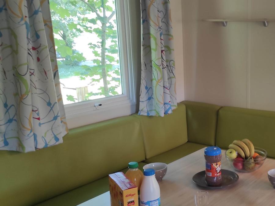 Mobilhome 6 personnes - Mobilhome 31 m² / 3 chambres + TV + climatisation 6 pers 6