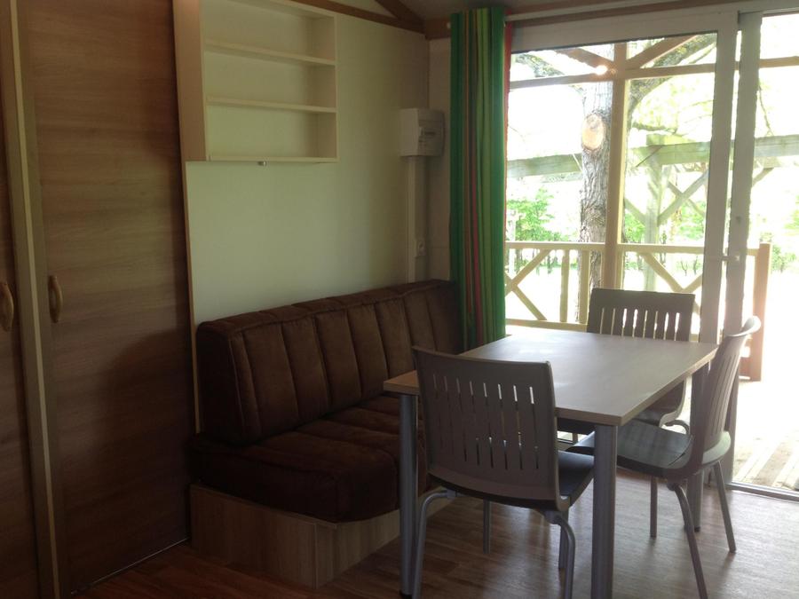 Chalet 6 personnes - Chalet 32 m² / 3 chambres - Terrasse couverte 12 m² TV 6 pers 4