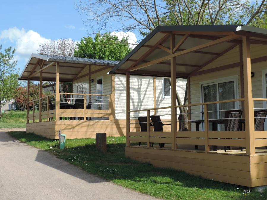 Chalet 4 personnes - Chalet 27 m² / 2 chambres - Terrasse couverte 13 m² 4 pers 1