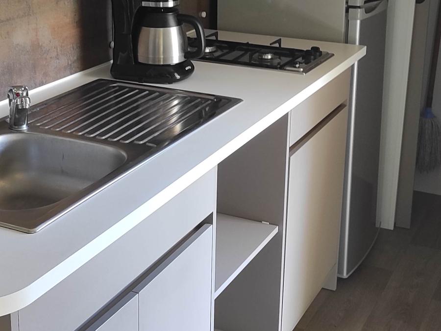 Mobilhome 5 personnes - Mobil-home 25 m2 / 2chambres - Terrasse couverte TV 5 pers 4