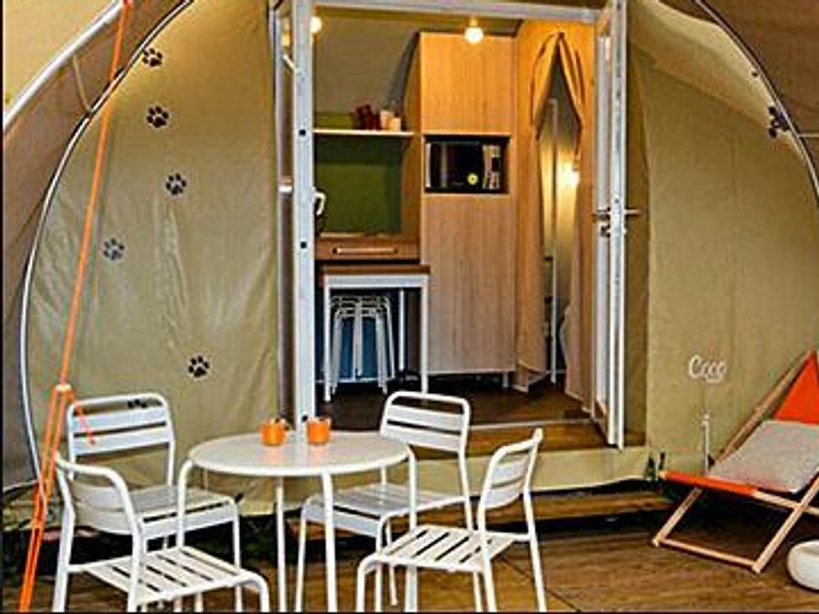 Bungalow toilé 4 personnes - COCO SWEET sans sanitaires 3