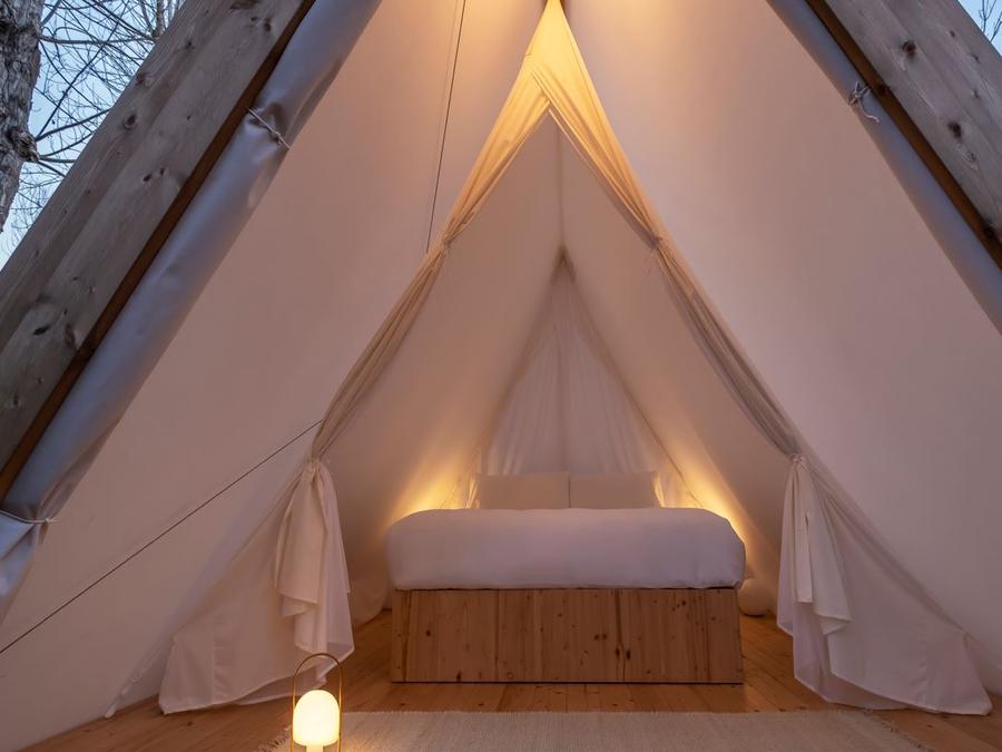 Tente en toile et en bois 2 personnes - Cabin Tent 2