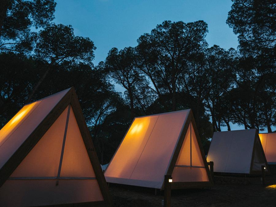 Tente en toile et en bois 2 personnes - Cabin Tent 6