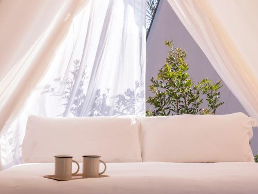 Tente en toile et en bois 2 personnes - Cabin Tent 1