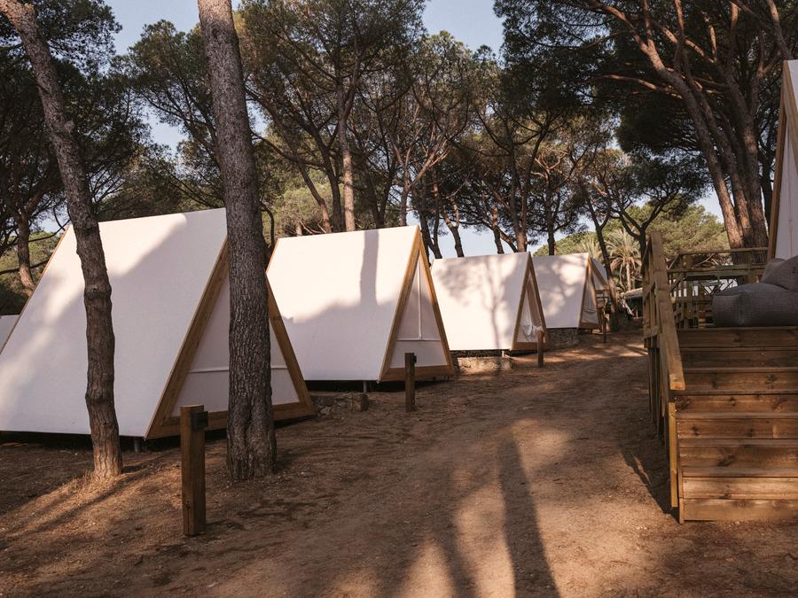 Tente en toile et en bois 2 personnes - Cabin Tent 5