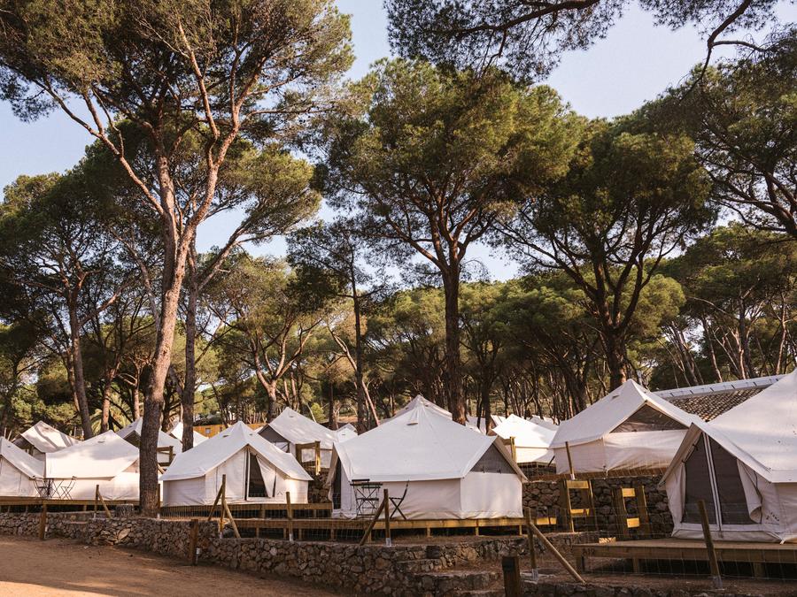 Tente en toile et en bois 2 personnes - Bell Tent Plus 2
