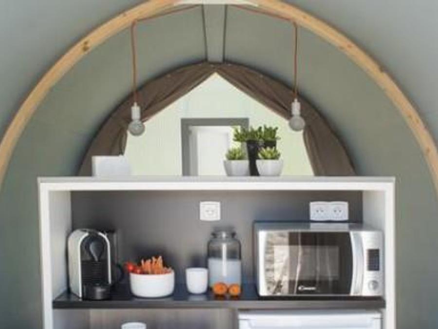 Tente en toile et en bois 4 personnes - COCO SWEET sans sanitaires 5