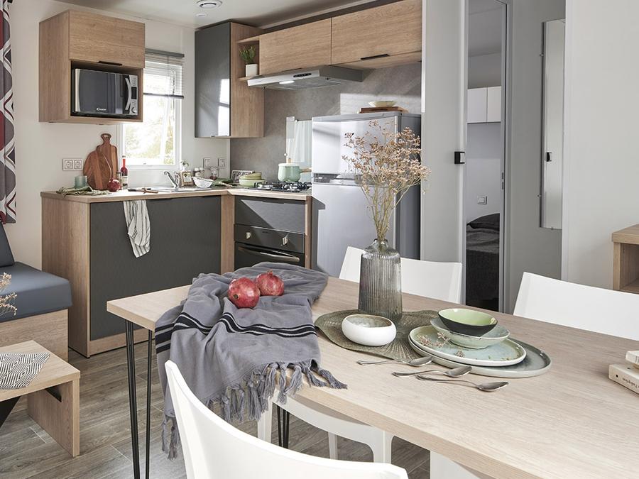 Mobilhome 6 personnes - Confort 3 chambres -TV 2