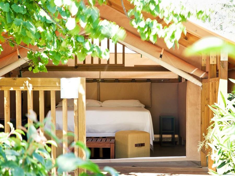Tente en toile et en bois 2 personnes - Mini Lodge Tent 3